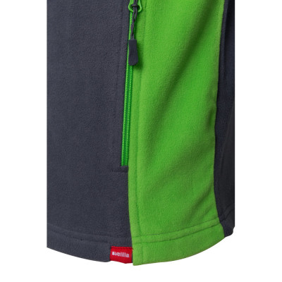 VL GERAS. Two-tone fleece jacket (220g/m²) in polyester (100)